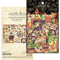 Graphic45 Fruit and Flora Die-cut Assortment - Lilly Grace Crafts
