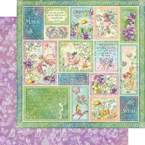 Graphic45 Butterfly Whimsy 12x12 Paper - Lilly Grace Crafts