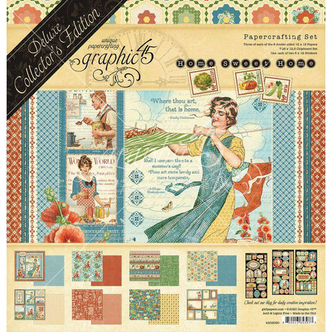 Graphic45 Home Sweet Home Deluxe Collectors Edition - Lilly Grace Crafts