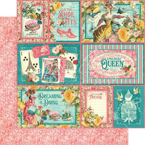 Graphic45 If the Shoe Fits 12x12 Paper - Lilly Grace Crafts