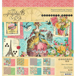 Graphic45 Ephemera Queen 8x8 Pad - Lilly Grace Crafts