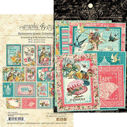 Graphic45 Ephemera Queen Ephemera and Journaling - Lilly Grace Crafts