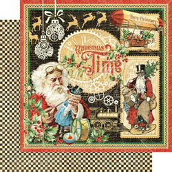Graphic45 Christmas Time 12x12 Paper - Lilly Grace Crafts