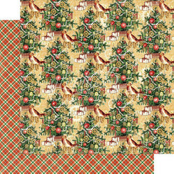 Graphic45 Trim the Tree 12x12 Paper - Lilly Grace Crafts