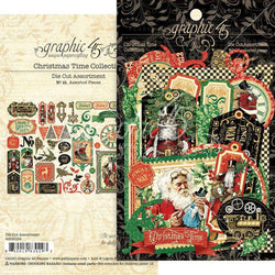 Graphic45 Christmas Time Die-cut Assortment - Lilly Grace Crafts