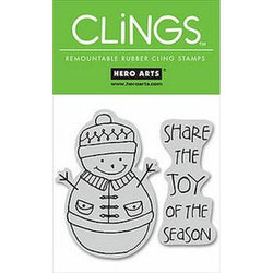 Hero Arts Share The Joy Cling Stamp - Lilly Grace Crafts