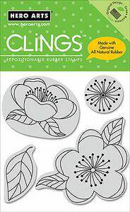 Blossoms (4 Images) - Clings - Lilly Grace Crafts