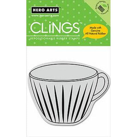 Hero Arts Big Cup (4.75x4.75) Cling Stamp - Lilly Grace Crafts