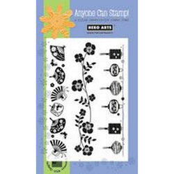 Hero Arts Asian Borders Clear Stamp - Lilly Grace Crafts