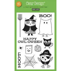 Hero Arts Owl-oween Clear Stamp - Lilly Grace Crafts