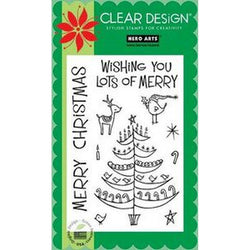 Hero Arts Lots Of Merry Clear Stamp - Lilly Grace Crafts