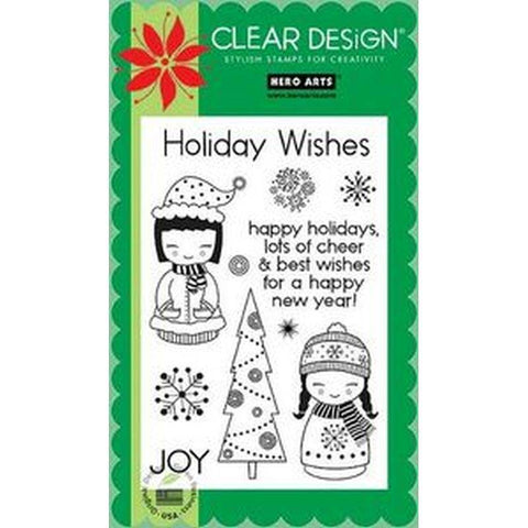 Hero Arts Clear Design: Holiday Dolls Clear Stamp - Lilly Grace Crafts