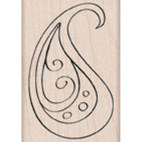 Hero Arts Paisley Rubber Stamp - Lilly Grace Crafts