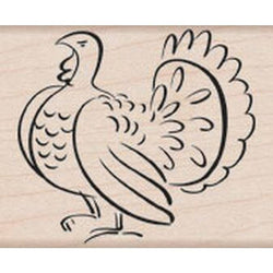 Hero Arts Turkey Rubber Stamp - Lilly Grace Crafts