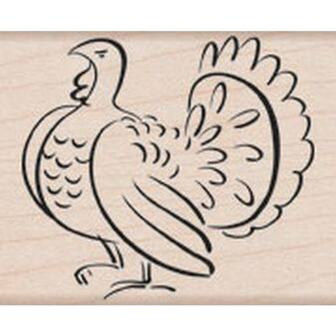 Hero Arts Turkey Rubber Stamp - Lilly Grace Crafts