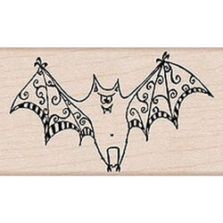 Hero Arts Silly Bat Rubber Stamp - Lilly Grace Crafts