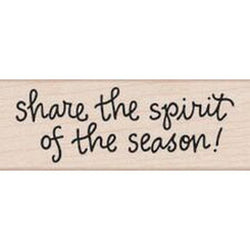 Hero Arts Spirit Of The Season! Rubber Stamp - Lilly Grace Crafts