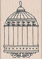 Birdcage - Wood Mounted Stamps - Lilly Grace Crafts