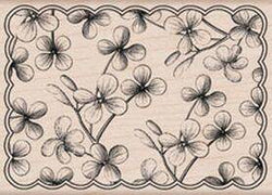 Floral Scallop - Wood Mounted Stamps - Lilly Grace Crafts