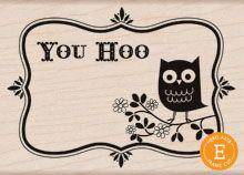 You Hoo - Wood Mounted Stamps - Lilly Grace Crafts