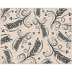 Hero Arts Flourish Pine Rubber Stamp - Lilly Grace Crafts