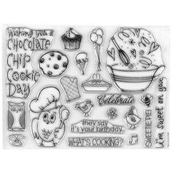 Hero Arts Celebrate Elements Rubber Stamp - Lilly Grace Crafts