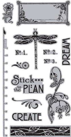 Hampton Art Cling Stamps - Cling Stamp G45 Artisan Style 2 - Lilly Grace Crafts