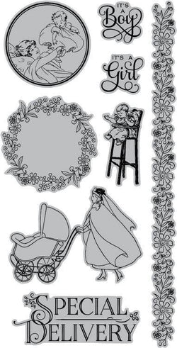 Hampton Art Cling Stamps - Cling Stamp G45 Precious Memories 3 - Lilly Grace Crafts