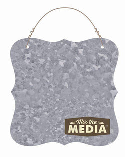 Hampton Art Mix The Media - Mix The Media 6"X6" Galvanized - Lilly Grace Crafts