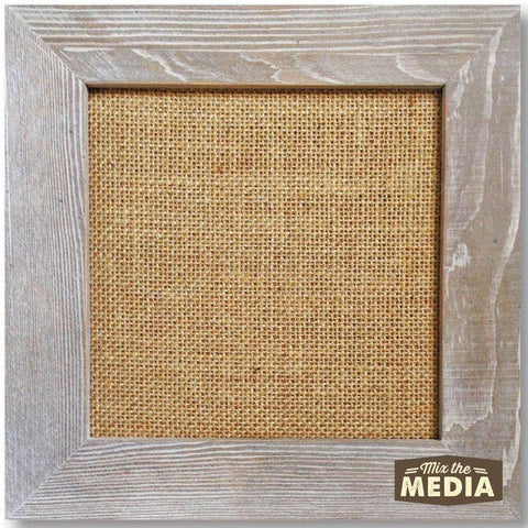 Hampton Art Mix the Media - 12" Burlap Weathered Frame - Lilly Grace Crafts