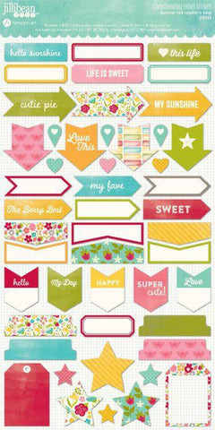 Hampton Art Red Raspberry - Coordinating Sticker 6x12 - Lilly Grace Crafts