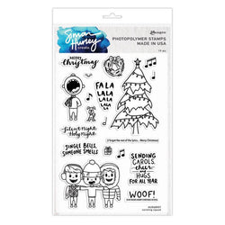 Ranger Industries Caroling Squad - Stamps - Lilly Grace Crafts