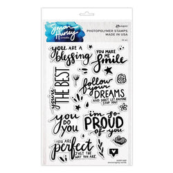 Ranger Industries Encouraging Words Simon Hurley stamp 6x9 - Lilly Grace Crafts