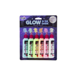 Duncan Dimensional Fabric Paint Multi Glow 6 pack - Lilly Grace Crafts