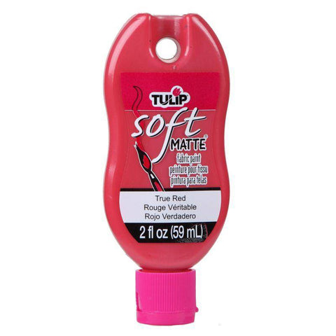 Duncan Soft Fabric Paint 2oz Matte True Red - Lilly Grace Crafts