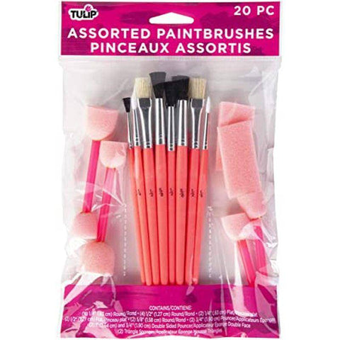Duncan TC Multi Assorted Paintbrush 20 pack - Lilly Grace Crafts
