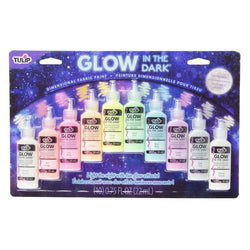 Duncan Dimensional Fabric Paint Multi 0.75oz Glow 10 pack Arch - Lilly Grace Crafts