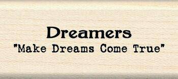 Dreamers Wood Mounted Stamp - Lilly Grace Crafts