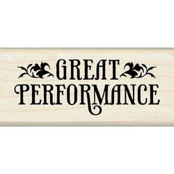 Inkadinkado Great Performance Rubber Stamp - Lilly Grace Crafts