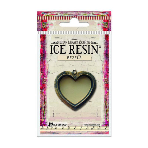 Ranger Industries Ice Resin Antique Bronze, Heart, Large - Lilly Grace Crafts