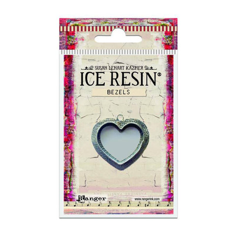 Ranger Industries Ice Resin Antique Silver, Heart, Medium - Lilly Grace Crafts