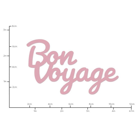 Kaisercraft Die Words Bon Voyage - Lilly Grace Crafts