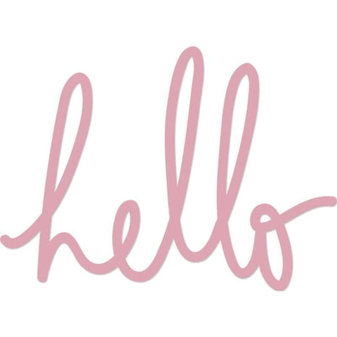 Kaisercraft Decorative Die Words Hello - Lilly Grace Crafts