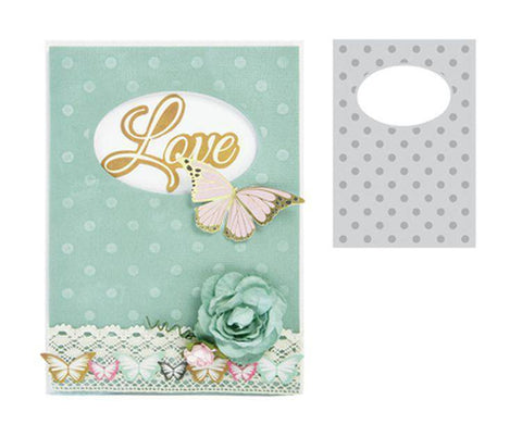 Kaisercraft Decorative Metal Die Polka Cardfront - C6 - Lilly Grace Crafts