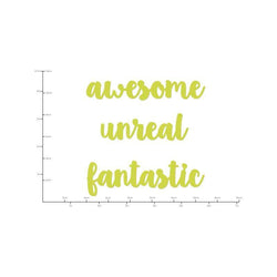 Kaisercraft Decorative Die Awesome - Lilly Grace Crafts