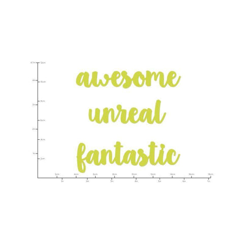 Kaisercraft Decorative Die Awesome - Lilly Grace Crafts