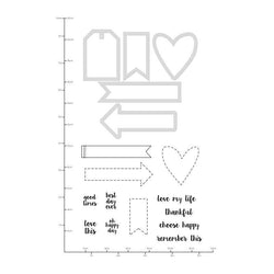 Kaisercraft Decorative Die and Stamp Cute Tags - Lilly Grace Crafts