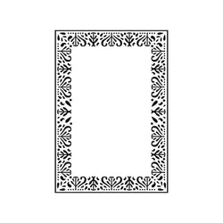 Kaisercraft Embossed Folder 4x6 Decorative Frame - Lilly Grace Crafts