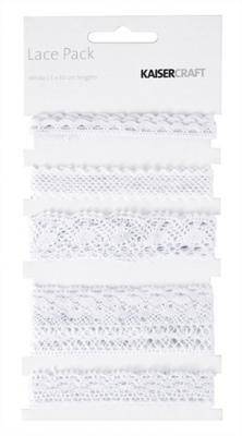 Kaisercraft Lace Pack - White - Lilly Grace Crafts