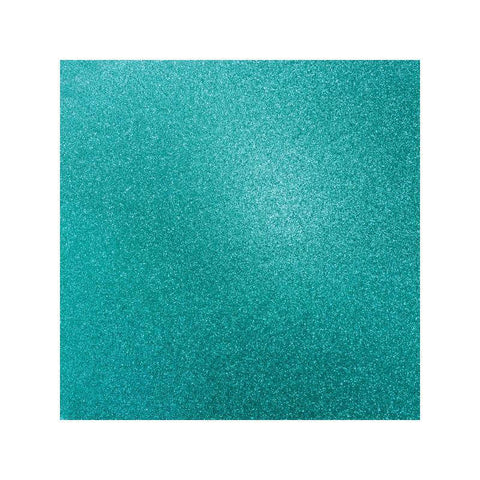 Kaisercraft Glitter Cardstock - Lagoon Pack of 10 Sheets - Lilly Grace Crafts